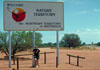 Grenzschild Northern Territory