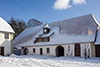 Haus Kilver im Schnee