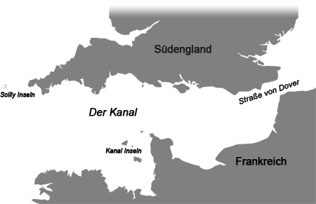Karte Südengland